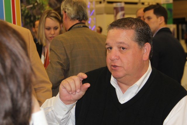 Pastor Chuck Allen from Sugar Hill Church at NRB's Piksel booth.